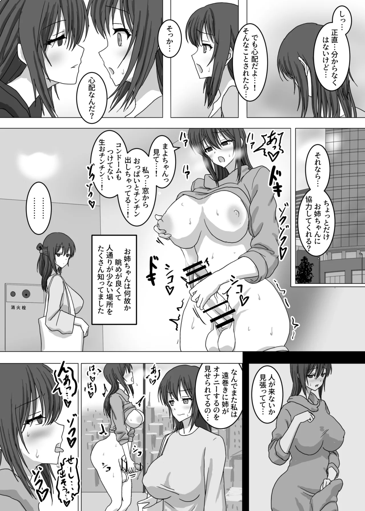 なんで私…ふたなりのお姉ちゃんと露出オ〇ニーすることになったんだっけ…? - page5