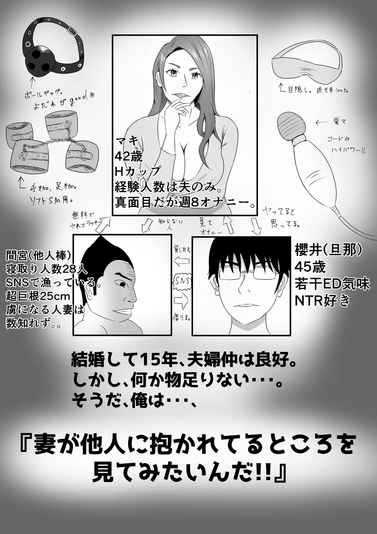 嫁に目隠しさせて他人に寝取らせてみた結果・・・ - page2