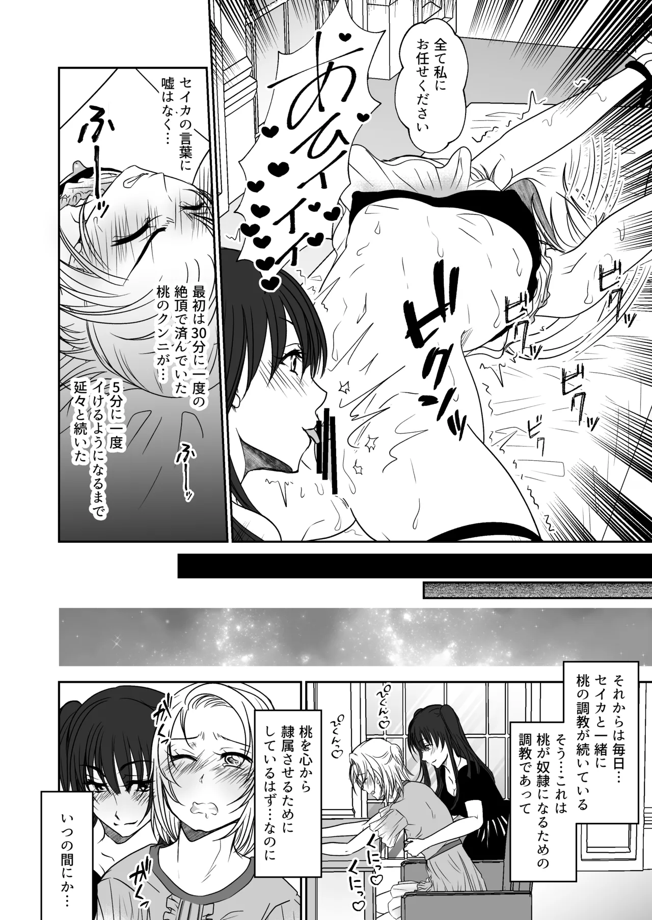 親友と一緒に快楽調教された私 - page13