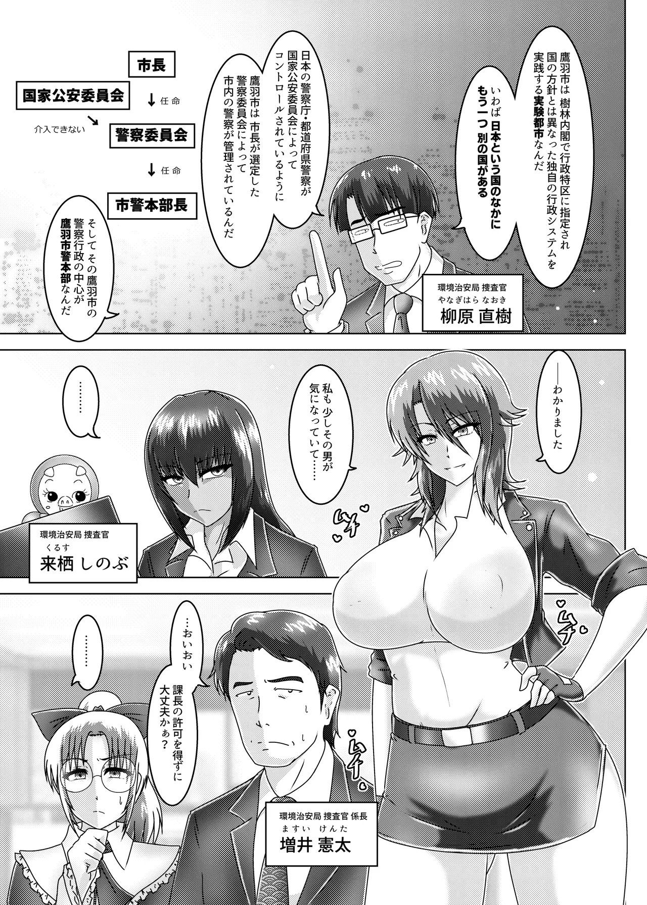 催淫捜査 - 環境治安局捜査官 三剣鏡 - page10