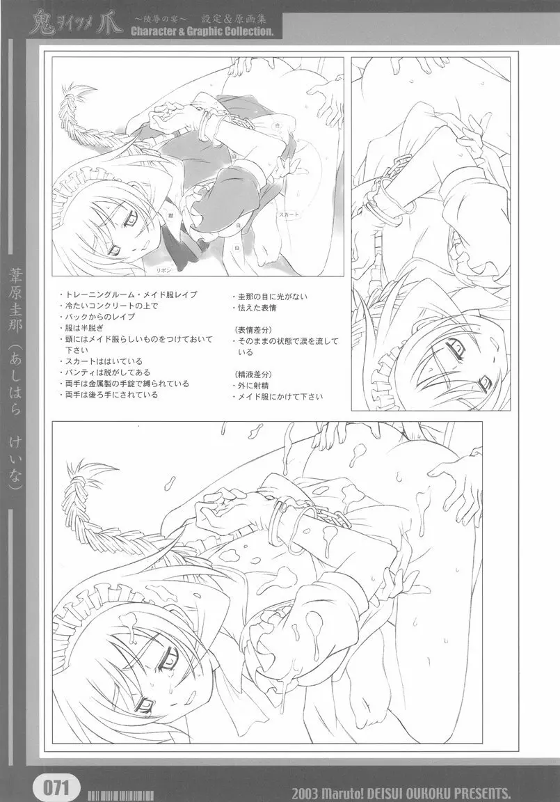 [Deisui Oukoku] Woitsume ~Ryoujoku No Utage~ Settei & Mangashuu - page71