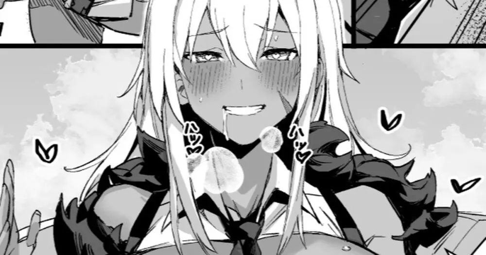 アズレン インディアナ ショート漫画3P+文字なし