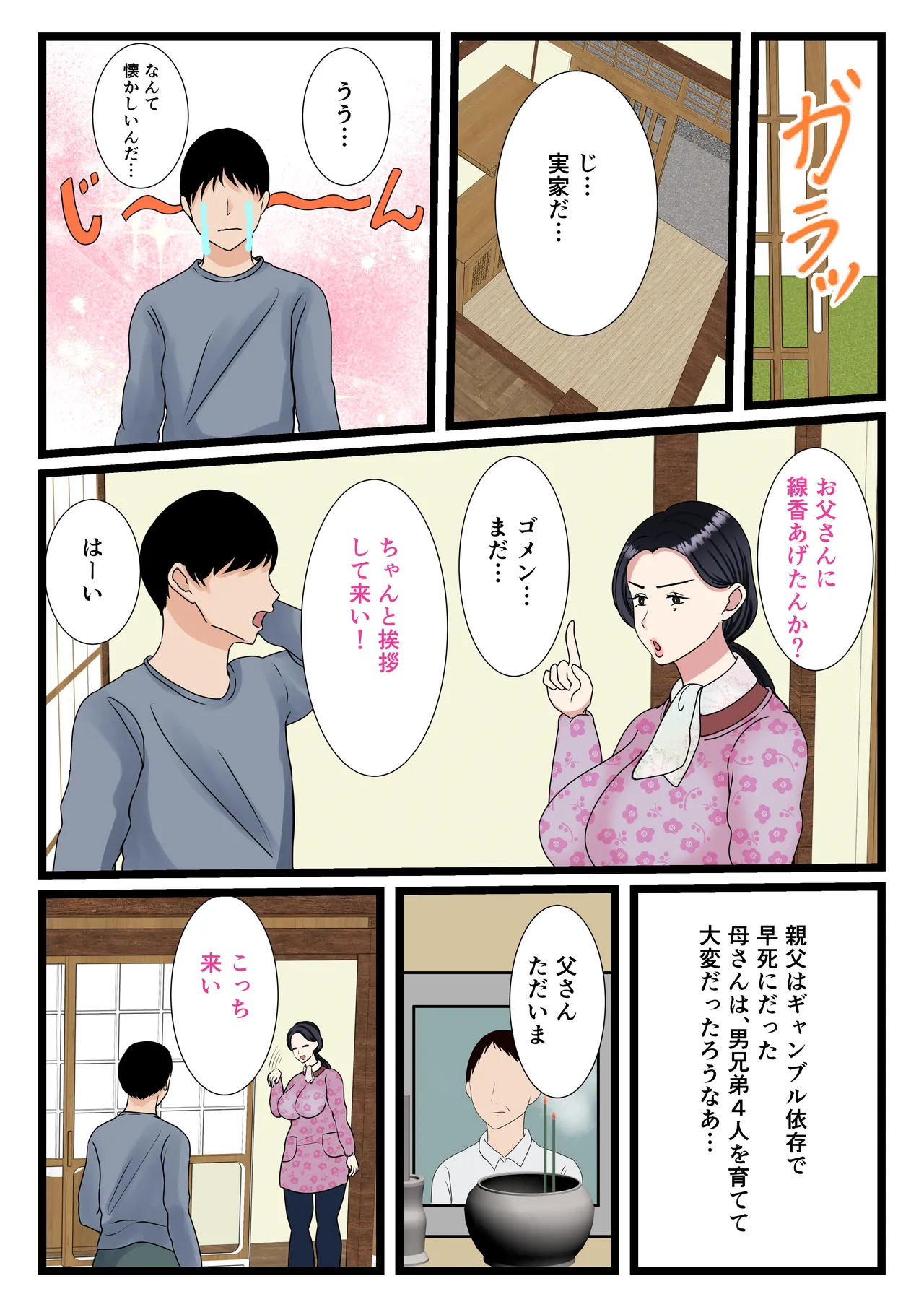 息子をムラムラさせる田舎のおっ母さん～母のふるさとま〇こはあったかい～ - page5