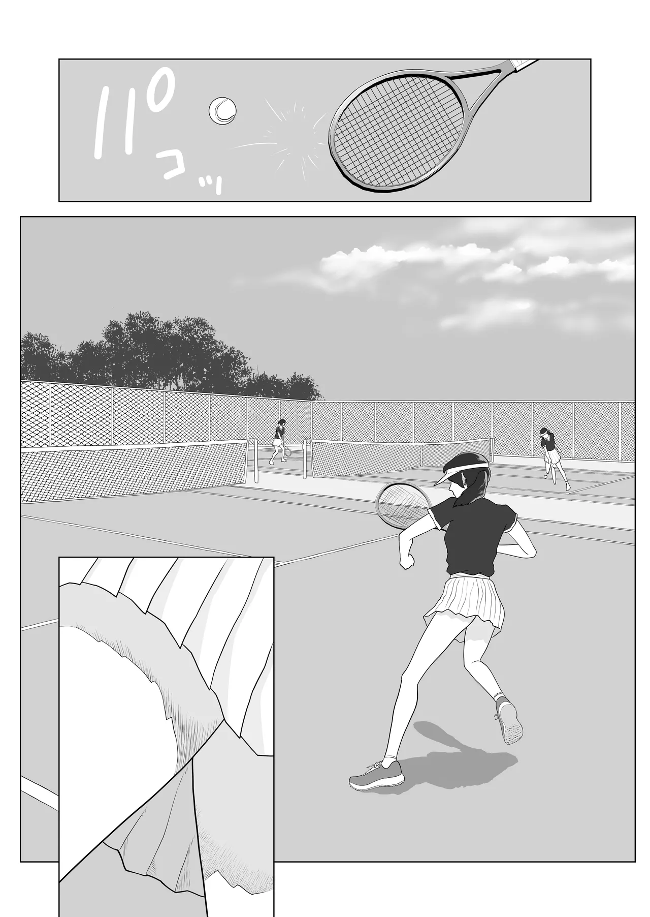 女とふたなりの学園3 テニス部と水泳部 - page3
