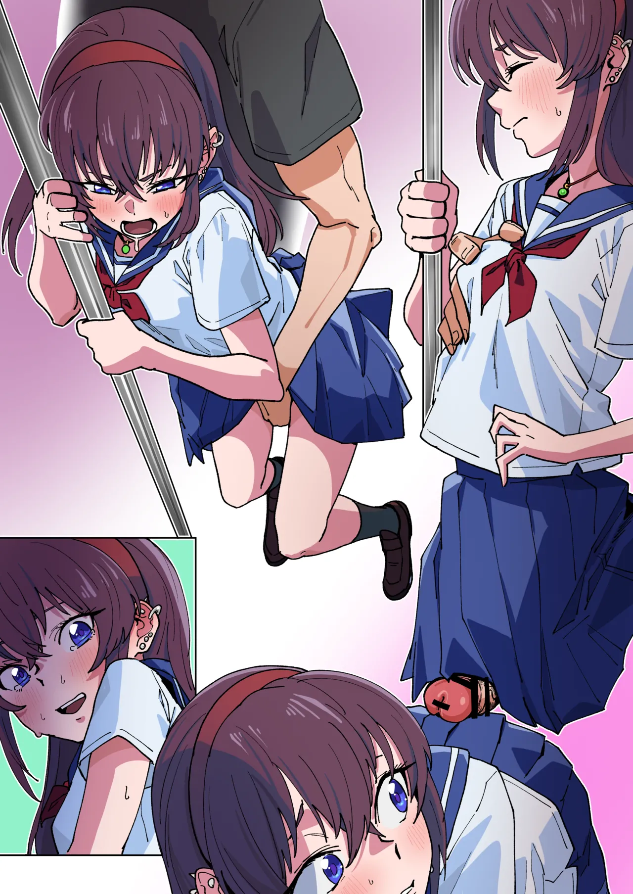 リオちゃんは無理やりが好き - page8