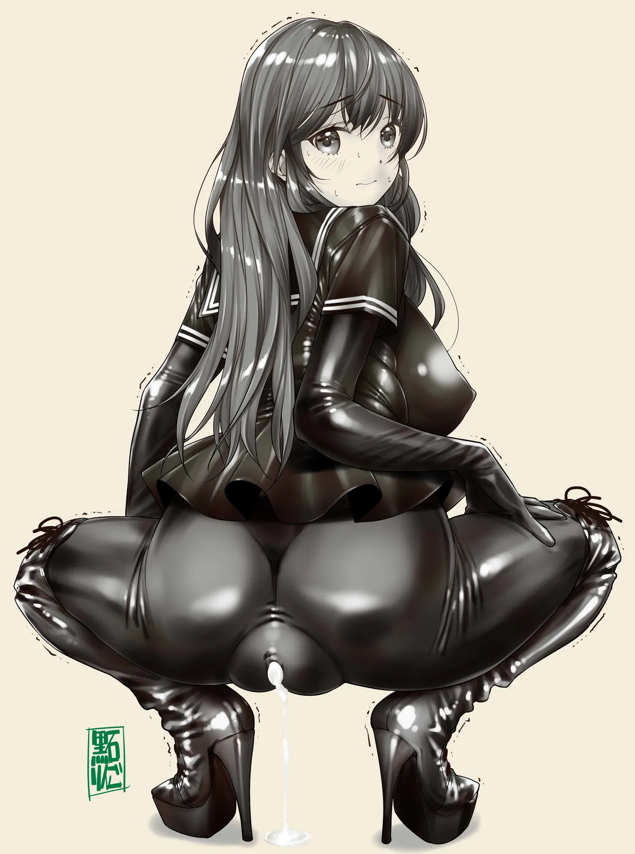 テカテカ制服お漏らし学院 - page32
