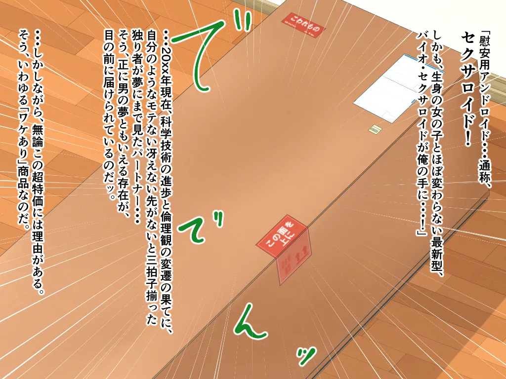 「ワケあり」格安セクサロイドを衝動買いしたら、 超乳○リ少女が届いた。 - page3