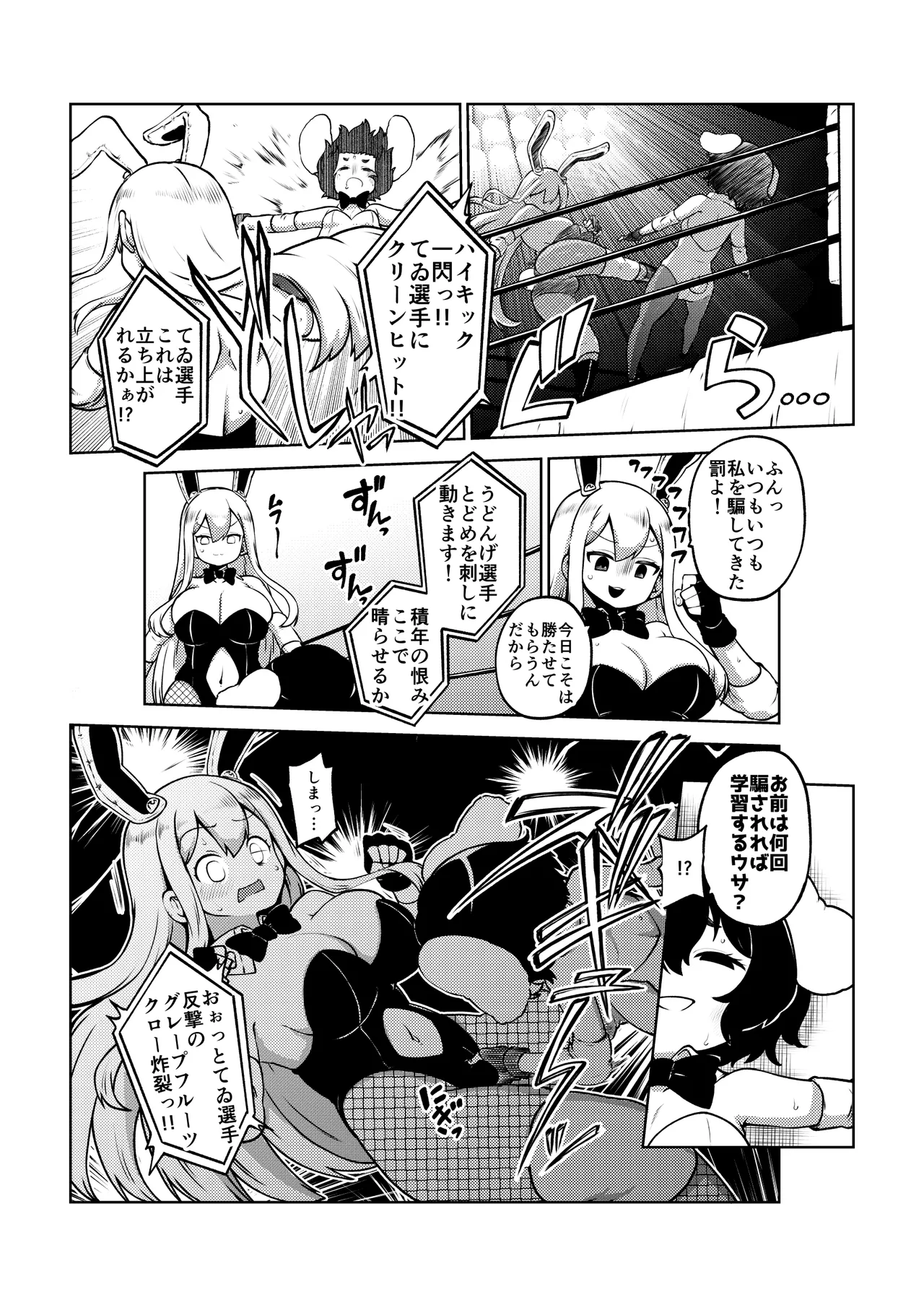 兎プロレス メイキング - page5