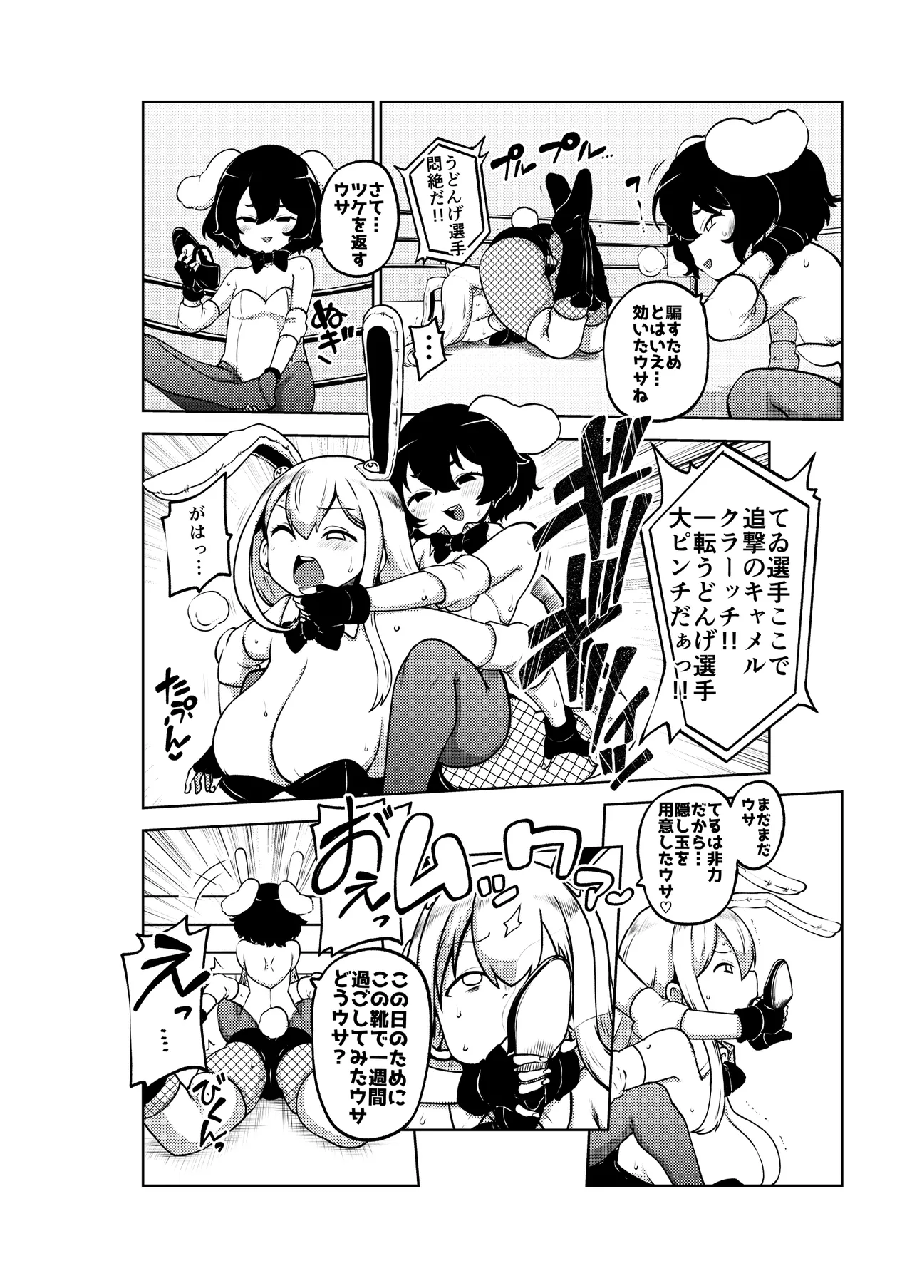 兎プロレス メイキング - page6