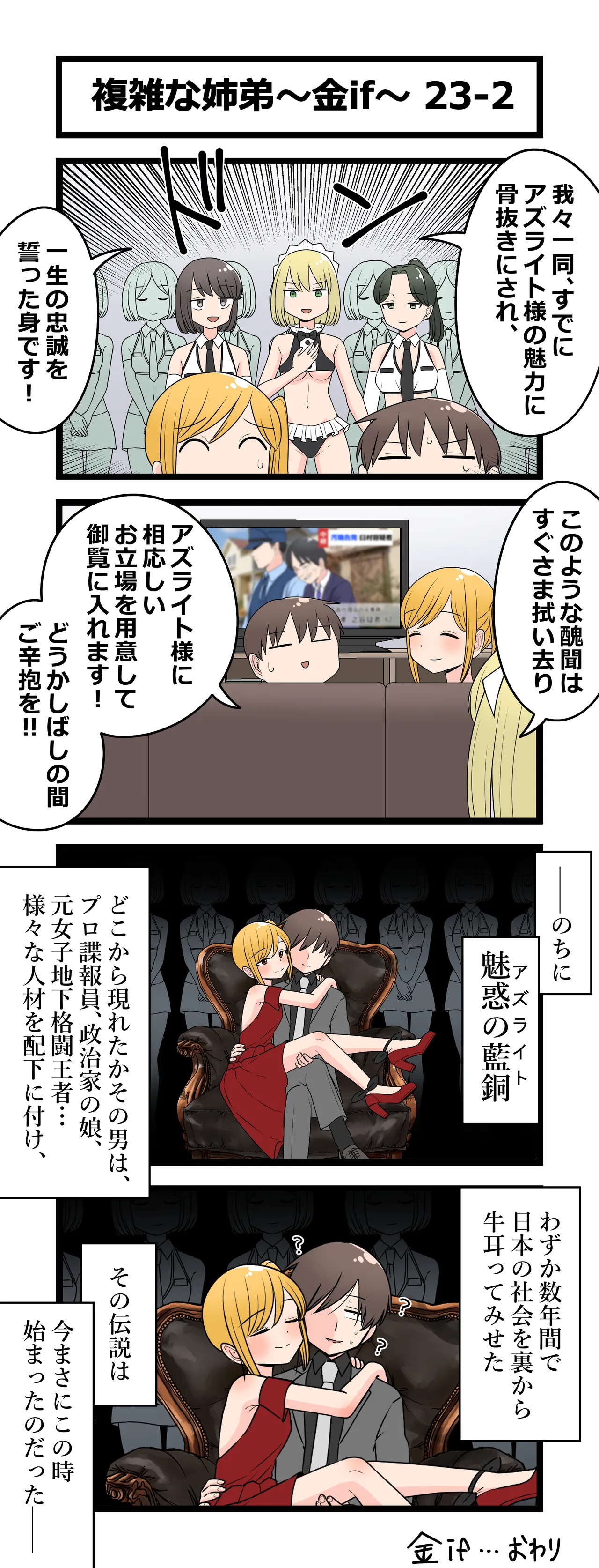 複雑な姉弟～金if～ - page28