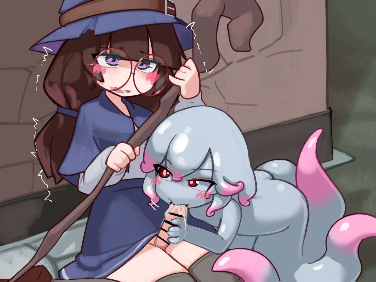 ふたなり魔女見習いがスキュラ娘と爛れた生活を送る話 [無字] - page10