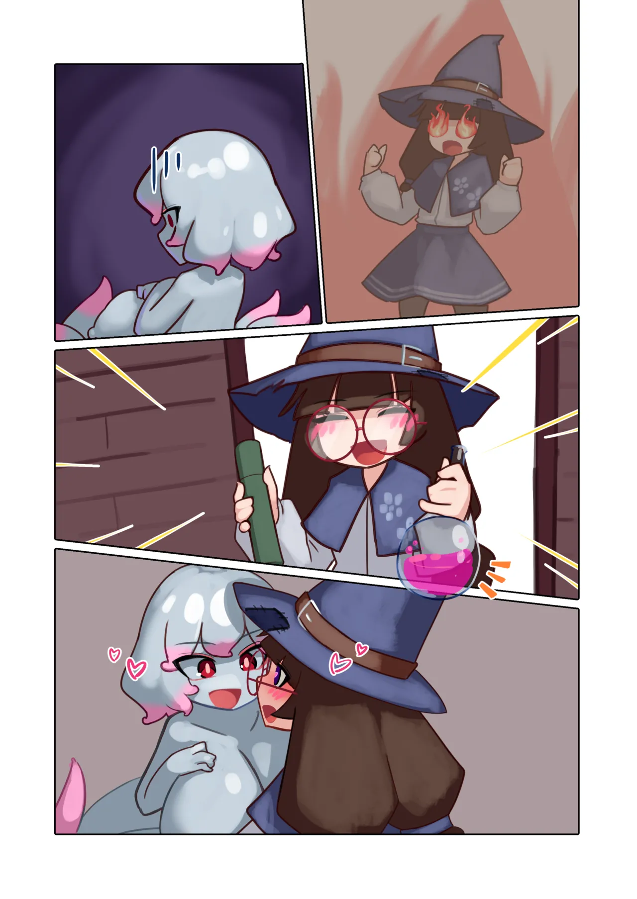 ふたなり魔女見習いがスキュラ娘と爛れた生活を送る話 [無字] - page118