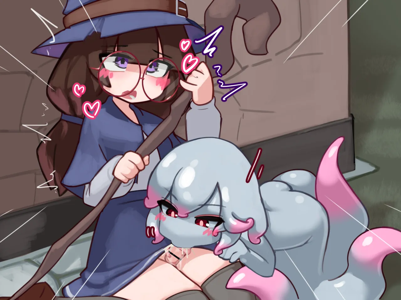 ふたなり魔女見習いがスキュラ娘と爛れた生活を送る話 [無字] - page15