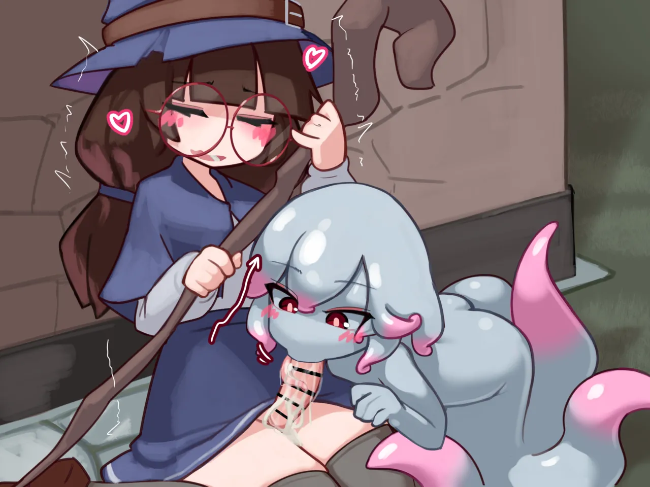 ふたなり魔女見習いがスキュラ娘と爛れた生活を送る話 [無字] - page17