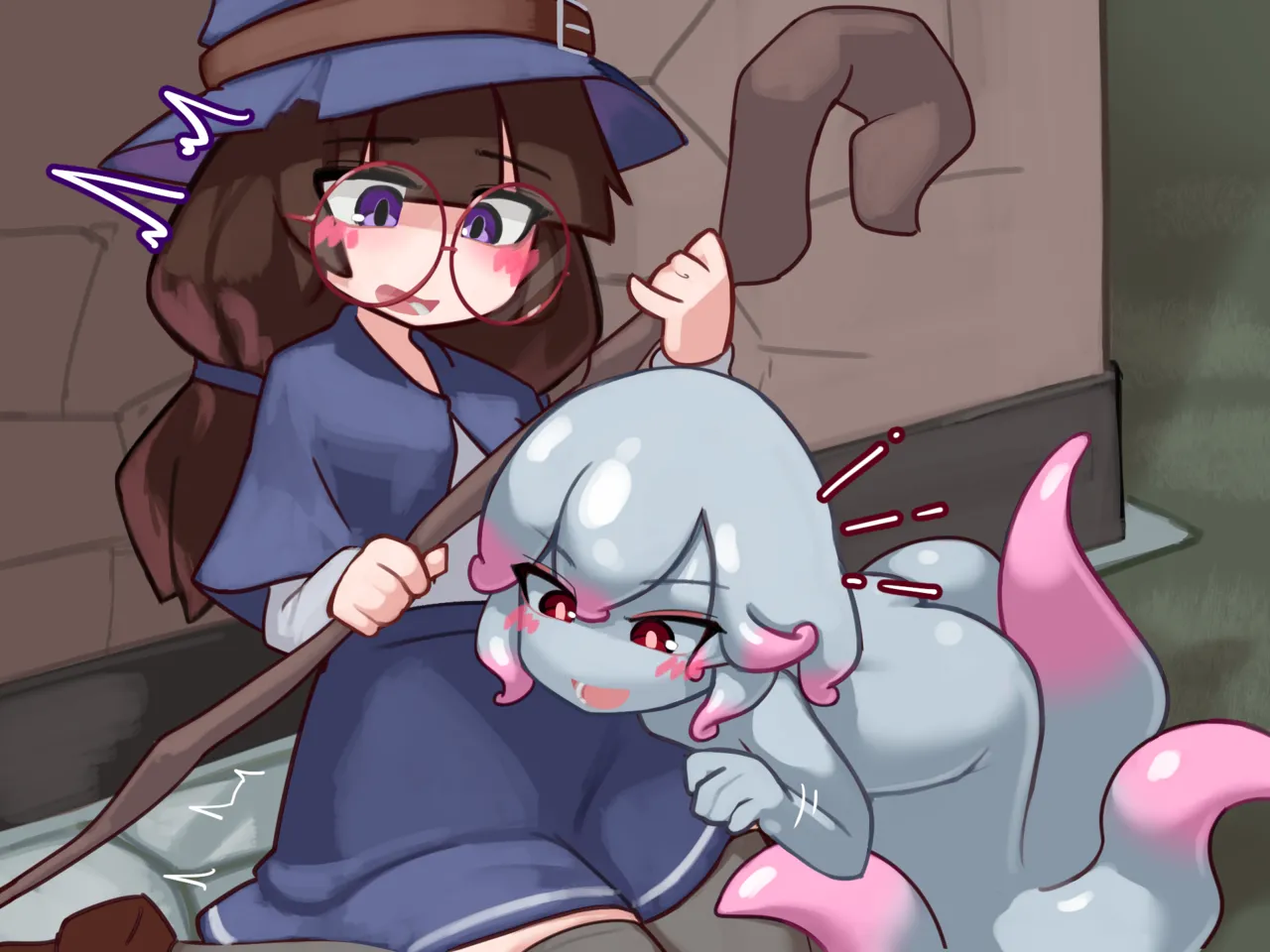 ふたなり魔女見習いがスキュラ娘と爛れた生活を送る話 [無字] - page2