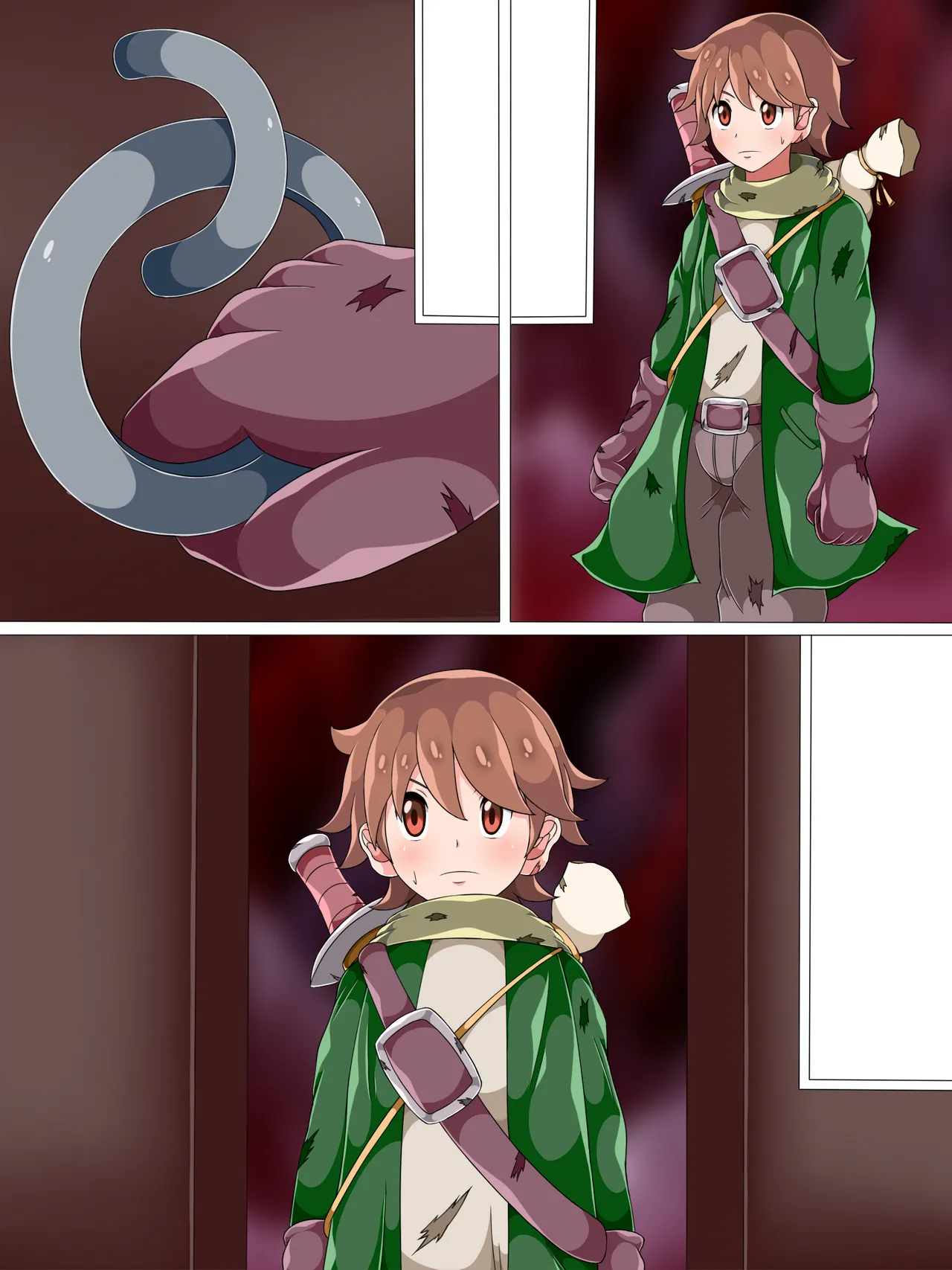 淫乱サキュバス大魔王に堕とされていく勇者くん [無字] - page2