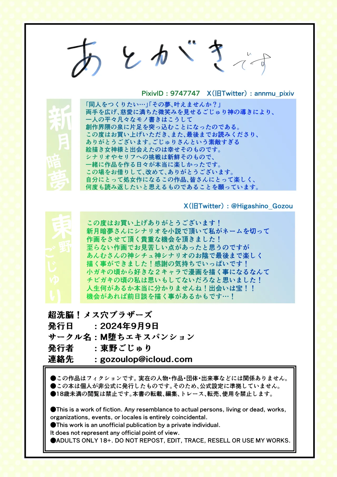 超洗脳!メス穴ブラザーズ - page17