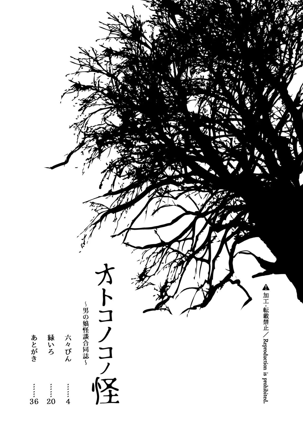 オトコノコノ怪 ～男の娘怪談合同誌～ - page3