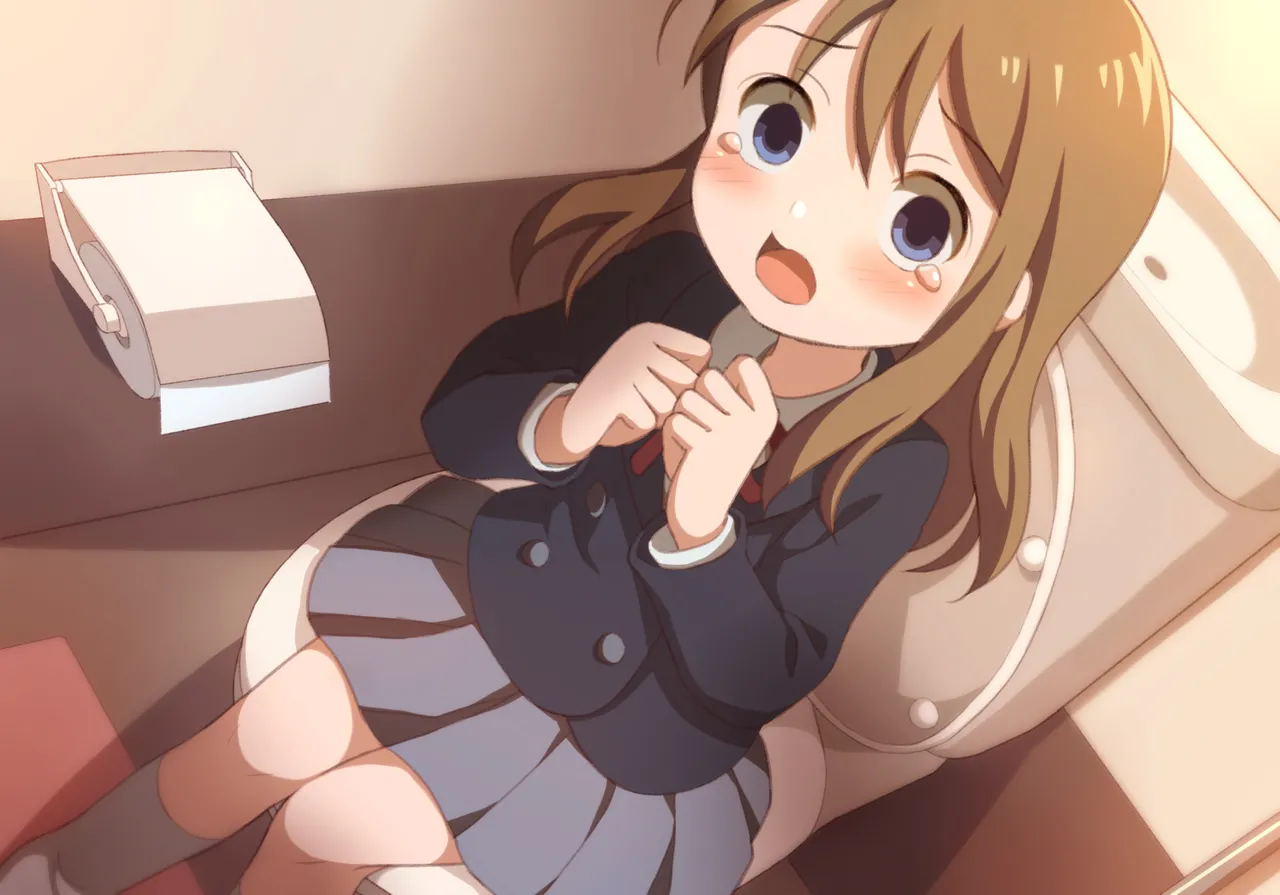 トイレを借りに来た女の子とおしっこプレイするCG集 - page103