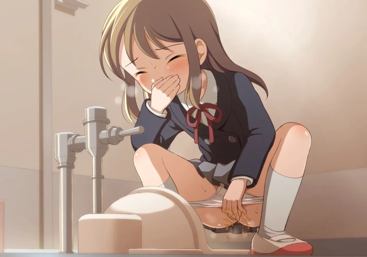 トイレを借りに来た女の子とおしっこプレイするCG集 - page148