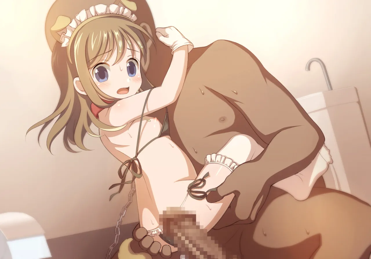 トイレを借りに来た女の子とおしっこプレイするCG集 - page172