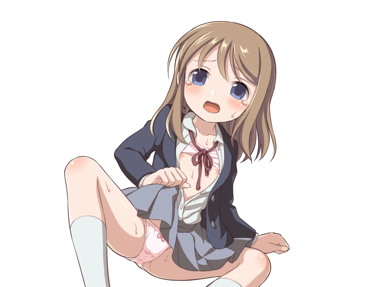 トイレを借りに来た女の子とおしっこプレイするCG集 - page205