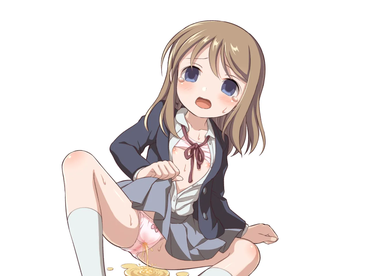 トイレを借りに来た女の子とおしっこプレイするCG集 - page207