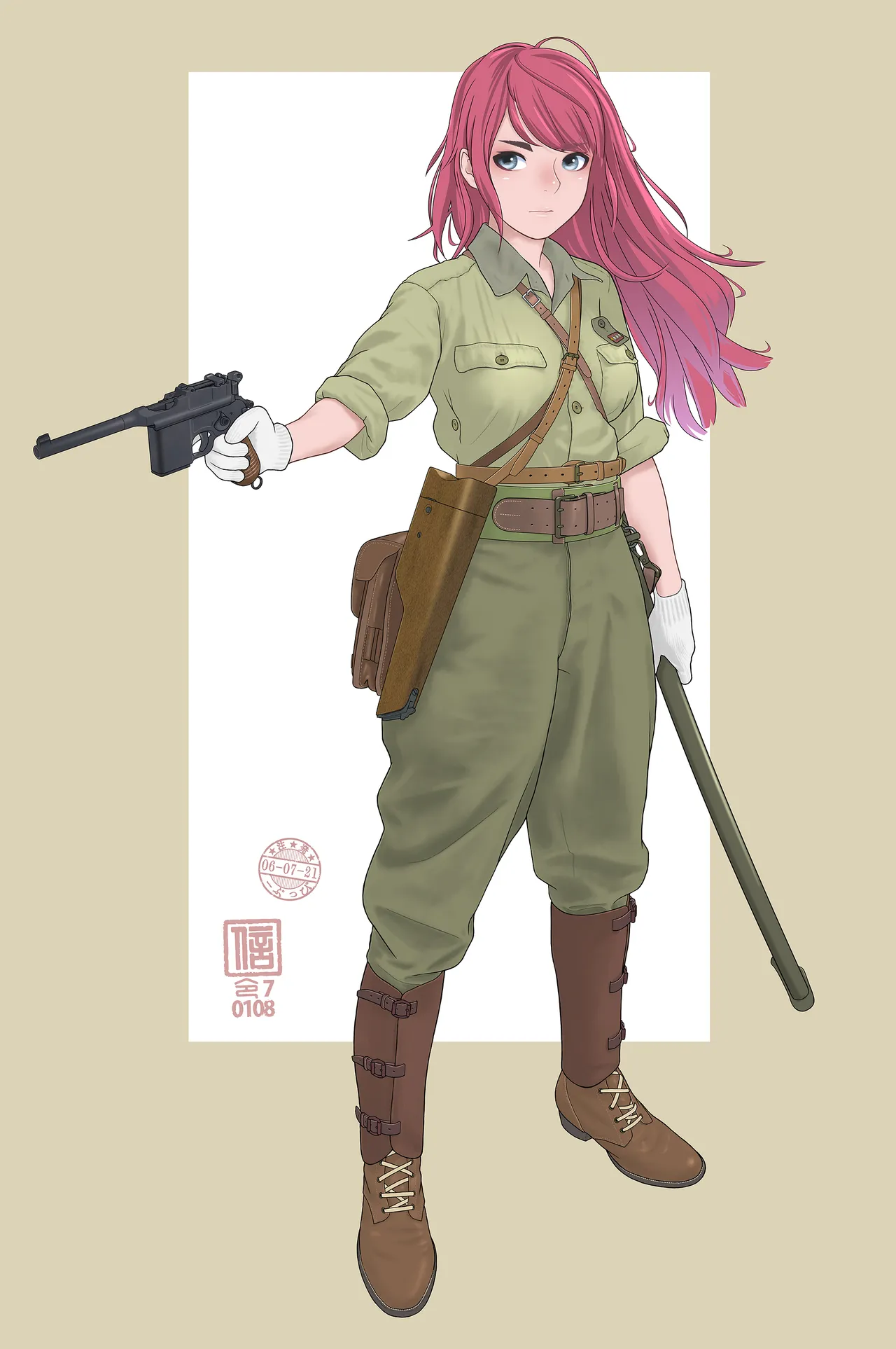 武装军服女子 - page21