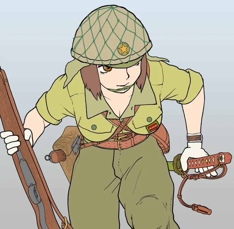 武装军服女子 - page60