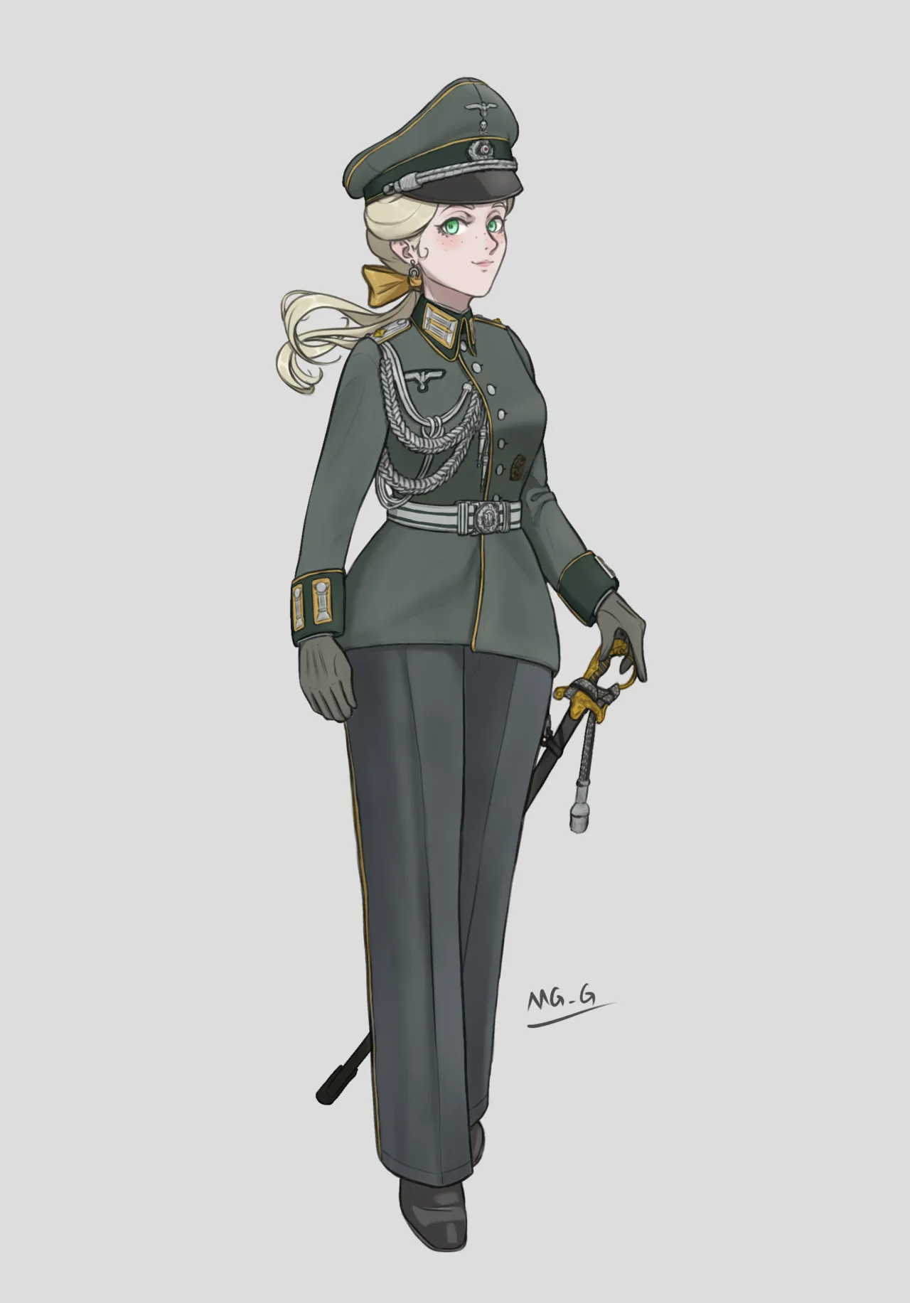 军装少女 - page3