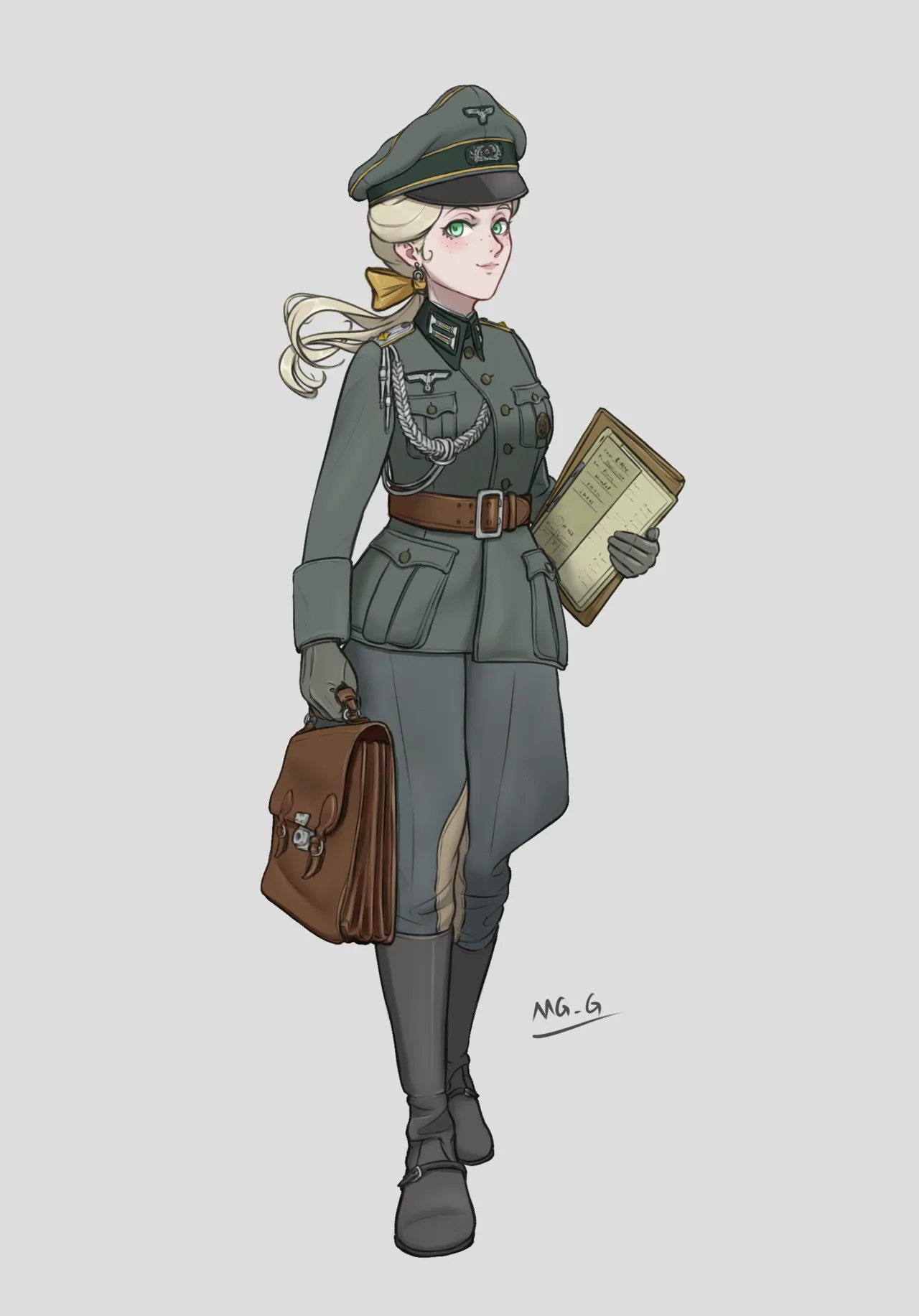 军装少女 - page8