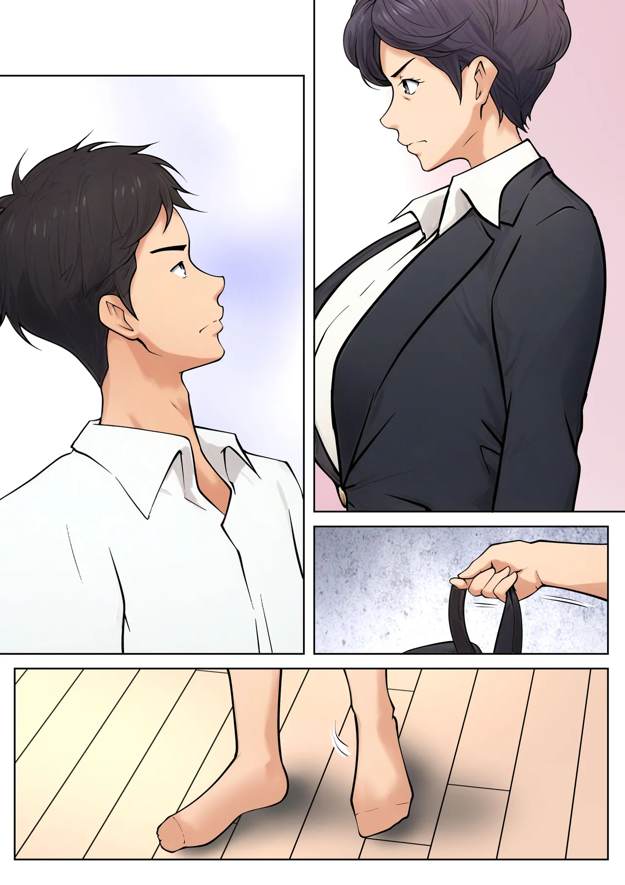 仕方なく母ちゃんとセックスします - page6