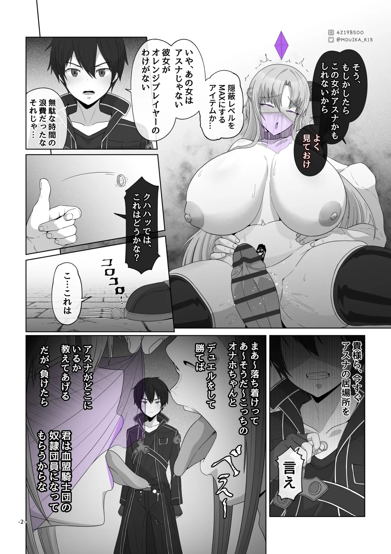 Sword Art ●nline ~EP.5 剣士の敗北~ - page2