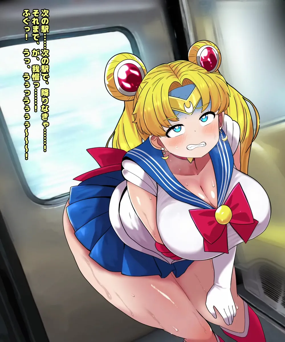 セーラームー●電車便意我慢 - page10