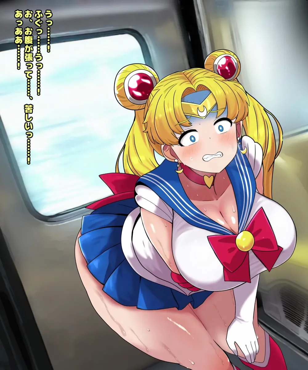 セーラームー●電車便意我慢 - page12