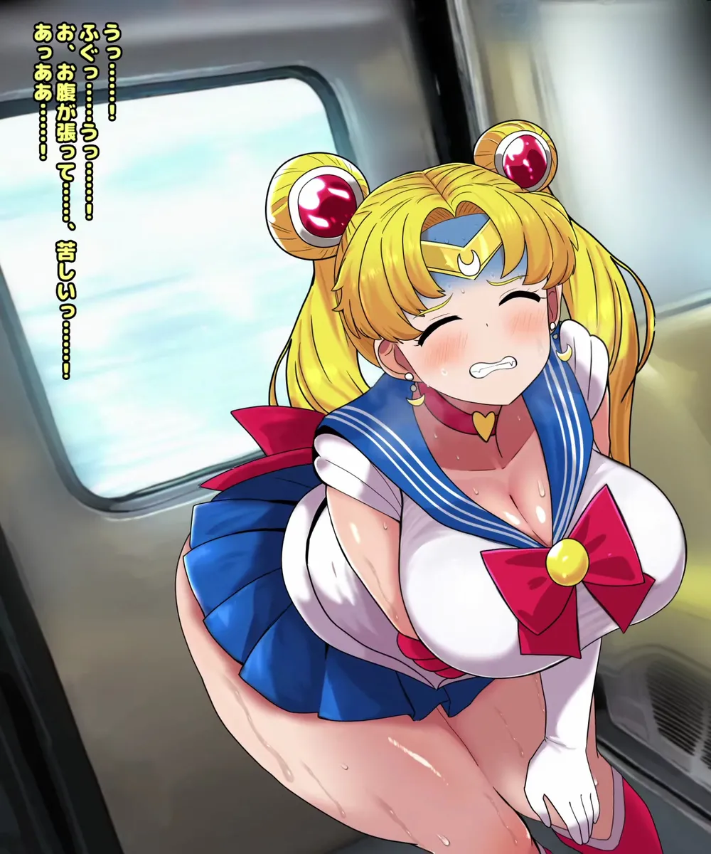 セーラームー●電車便意我慢 - page13