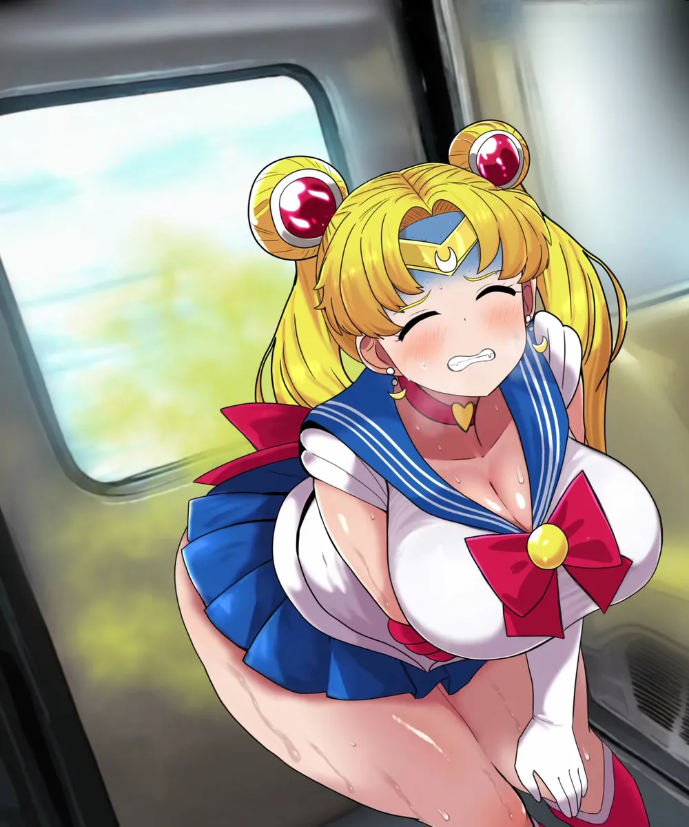 セーラームー●電車便意我慢 - page14
