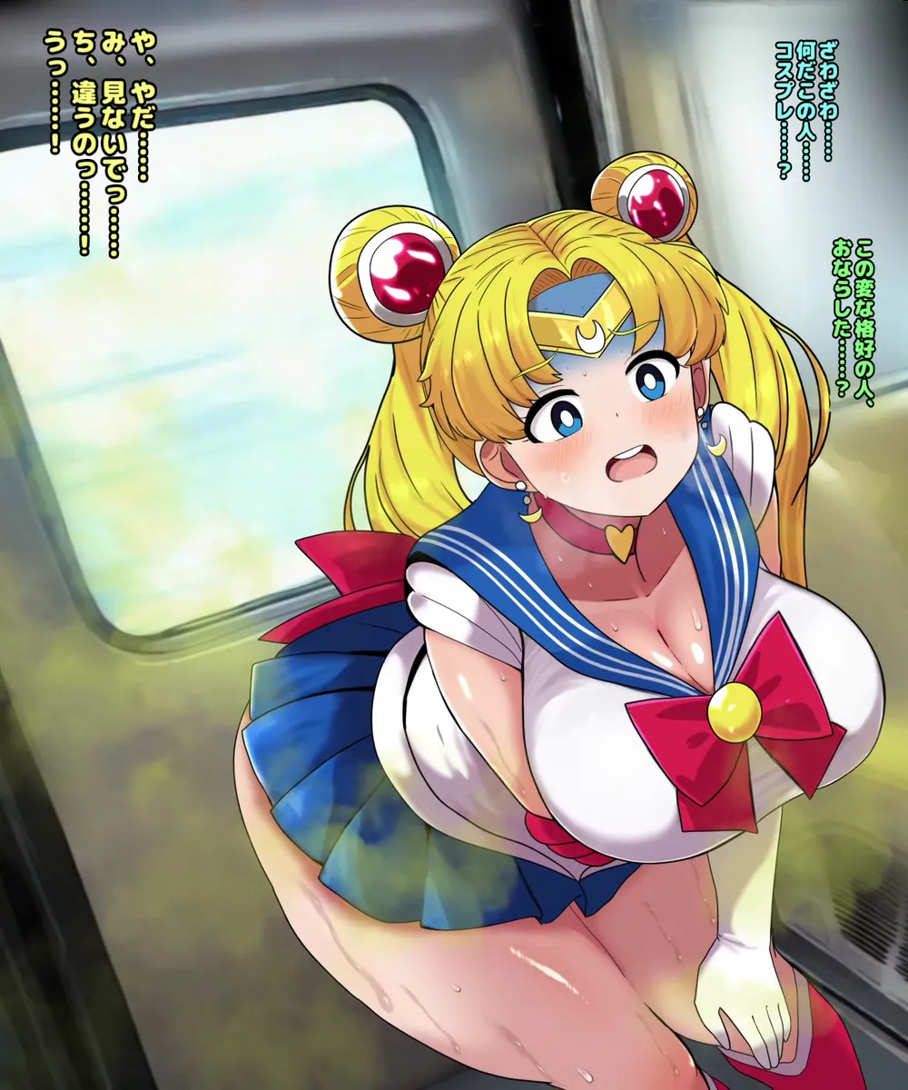 セーラームー●電車便意我慢 - page16