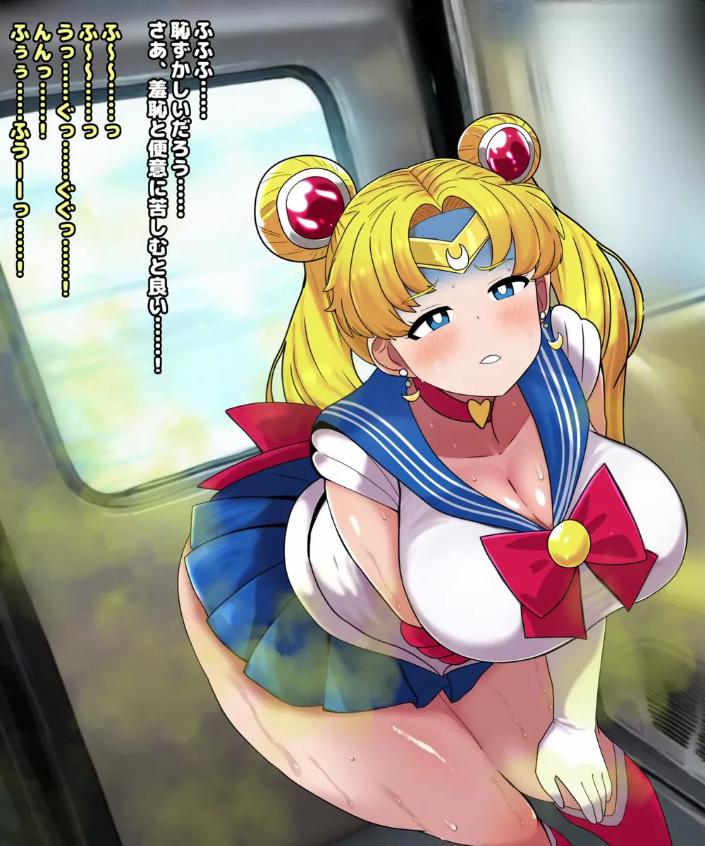 セーラームー●電車便意我慢 - page17