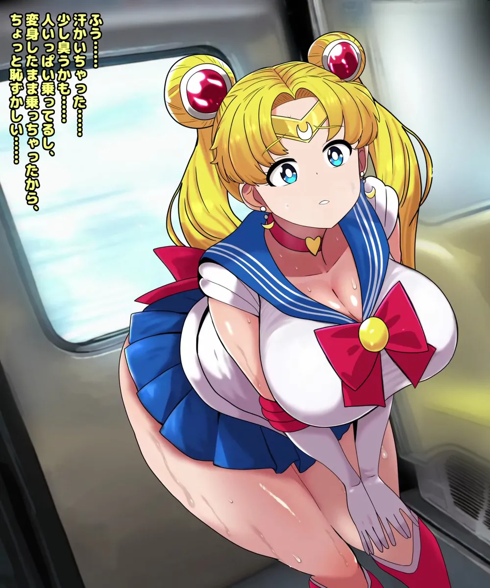 セーラームー●電車便意我慢 - page3