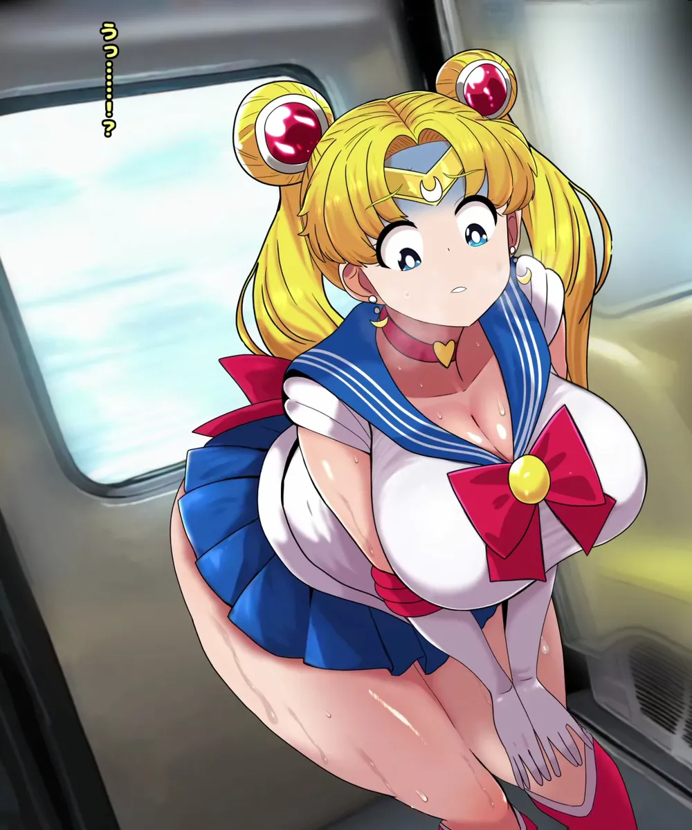 セーラームー●電車便意我慢 - page6
