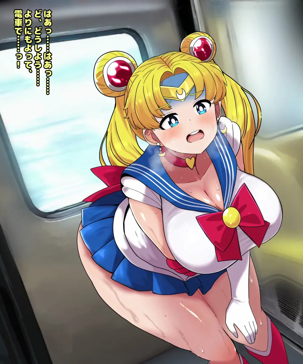 セーラームー●電車便意我慢 - page9