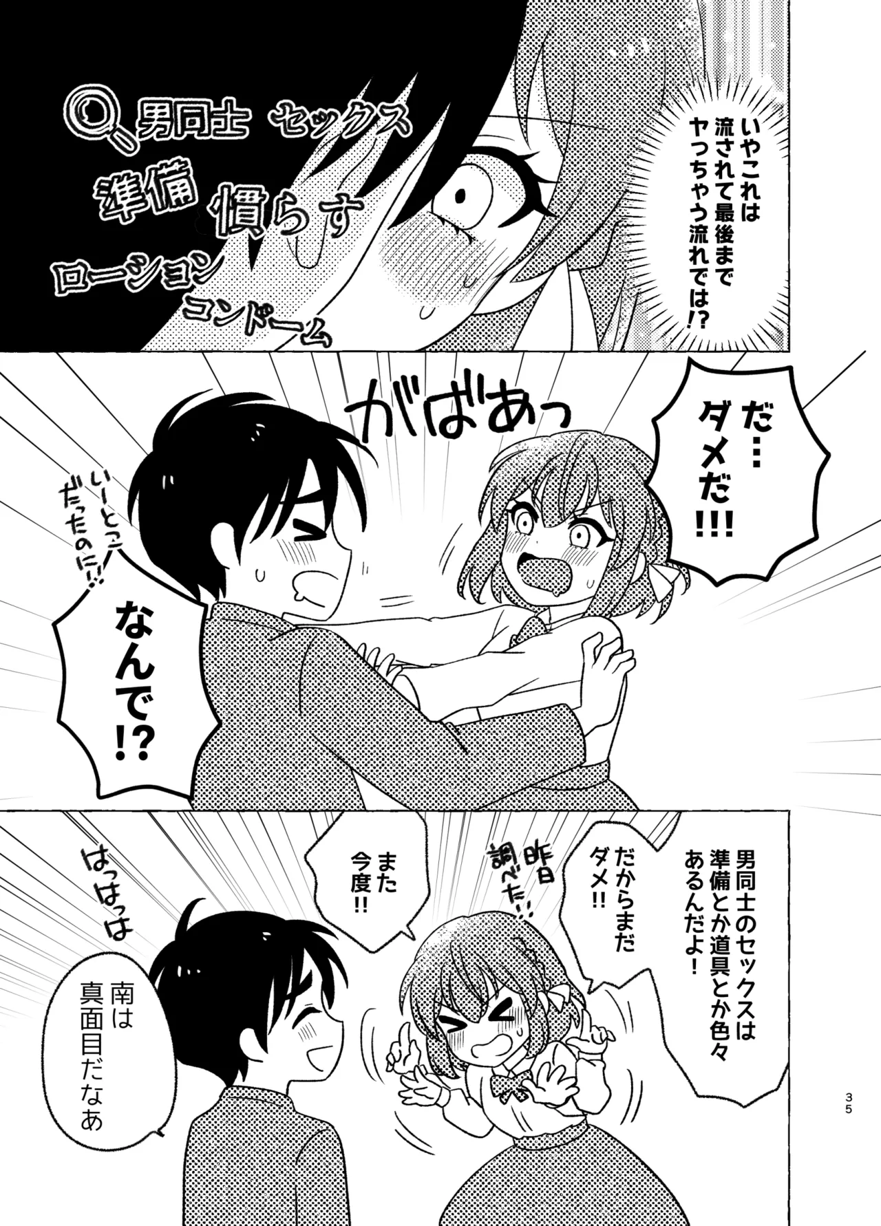 親友×女装=恋人 - page35
