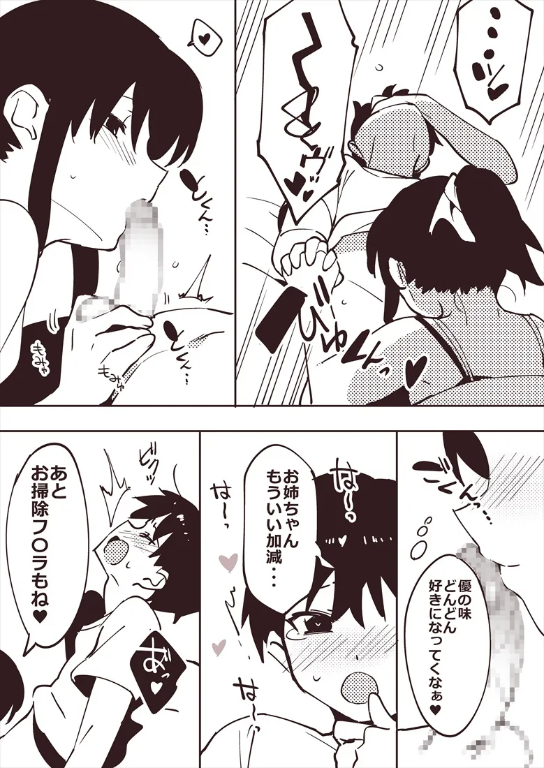 姉の朝フ〇ラ落書き - page6