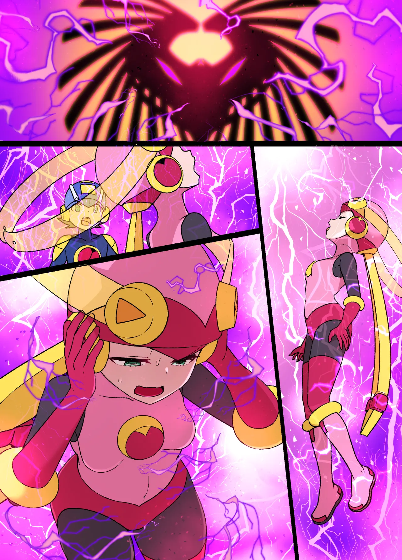 ロックマンエグゼ悪堕ちロール＆桜井メイル漫画 - page17