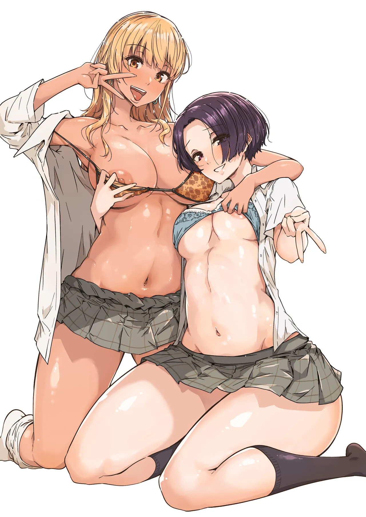幼馴染の双子ギャルに乳首を開発された俺 - page2