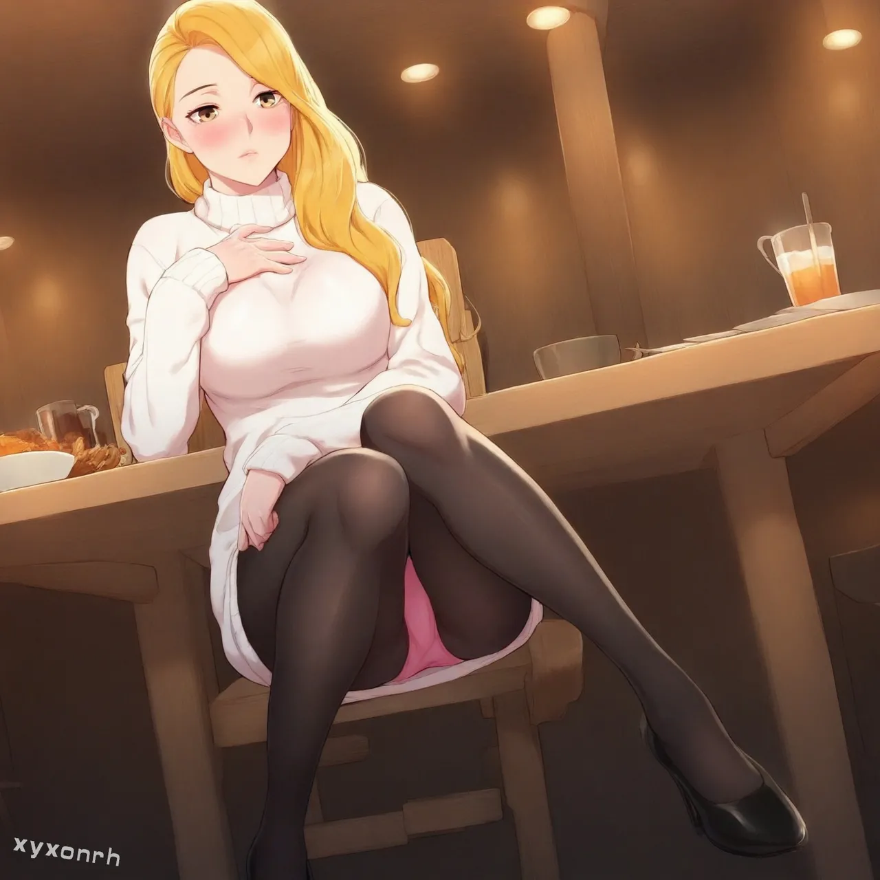 cute sophie webtoon 漂亮干姐姐  [AI Generated] - page19