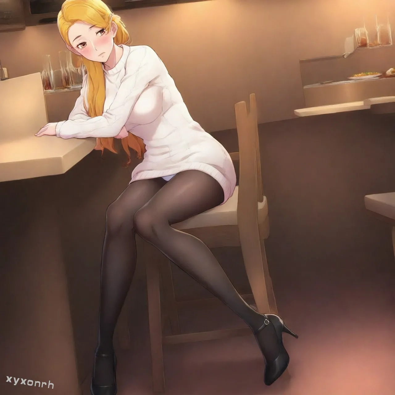 cute sophie webtoon 漂亮干姐姐  [AI Generated] - page22