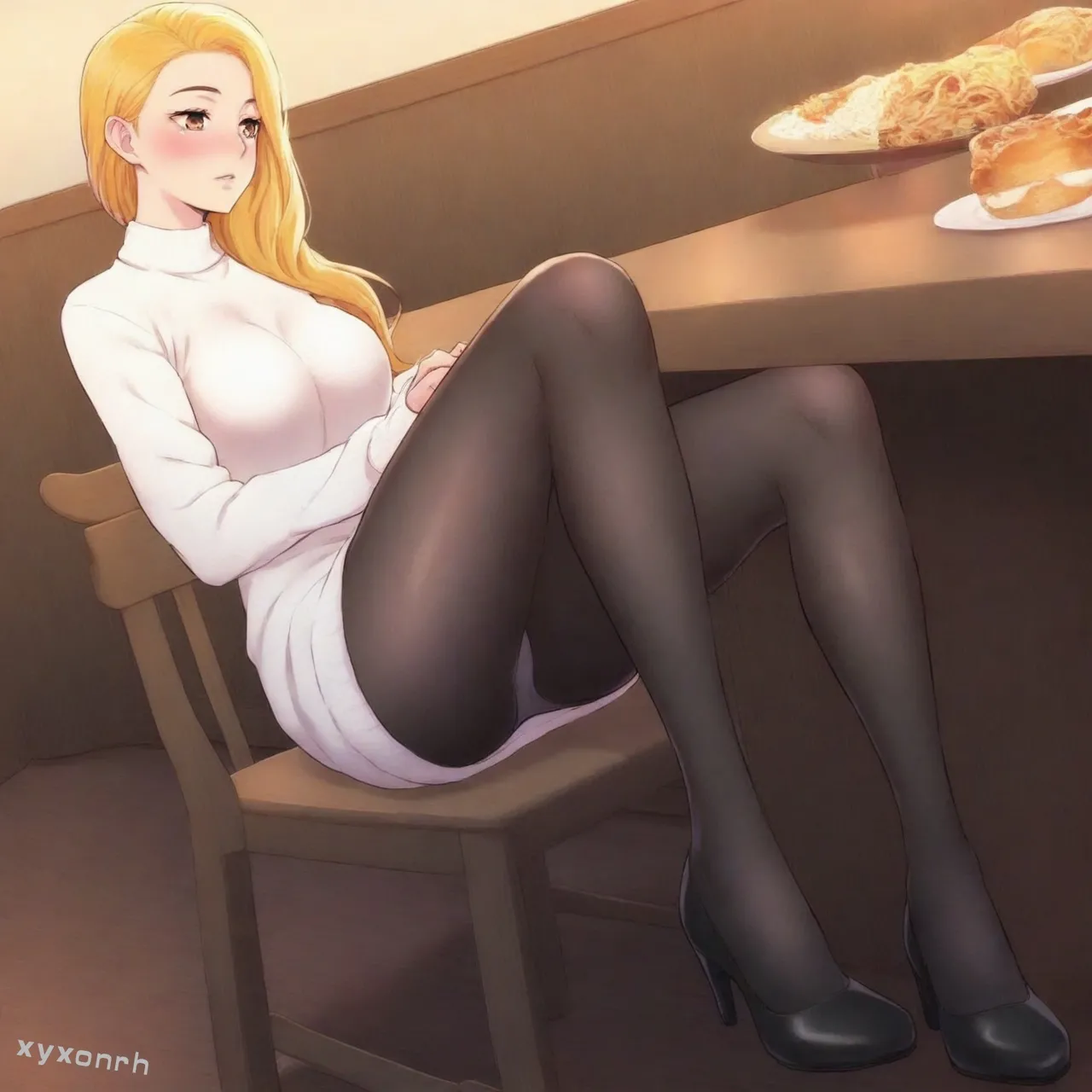 cute sophie webtoon 漂亮干姐姐  [AI Generated] - page23