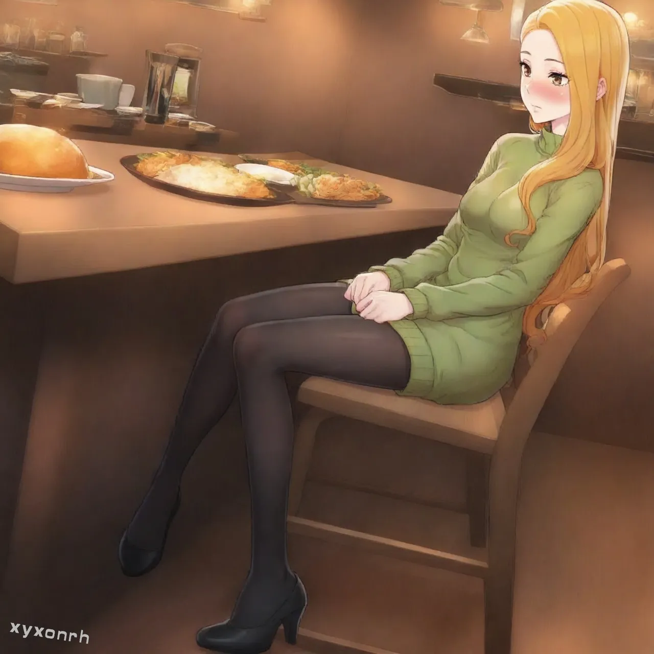 cute sophie webtoon 漂亮干姐姐  [AI Generated] - page28